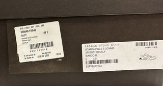 NIB 850 $ Bottega Veneta Herren-Sneakers aus weißem Kalbsleder 7 US (40) 565646 9117 