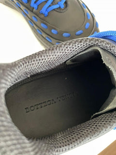 NIB 950 $ Bottega Veneta Herren-Sneaker aus Leder in Schwarz/Blau 10 US (43) 578305 1014 