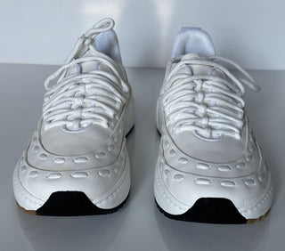 NIB 950 $ Bottega Veneta Herren-Leder-Weiß-Sneaker 12,5 US (45,5) 578305 9000 