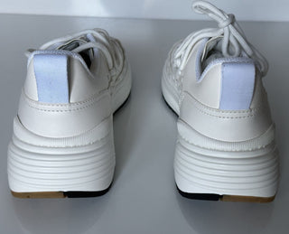 NIB 950 $ Bottega Veneta Herren-Leder-Weiß-Sneaker 12,5 US (45,5) 578305 9000 