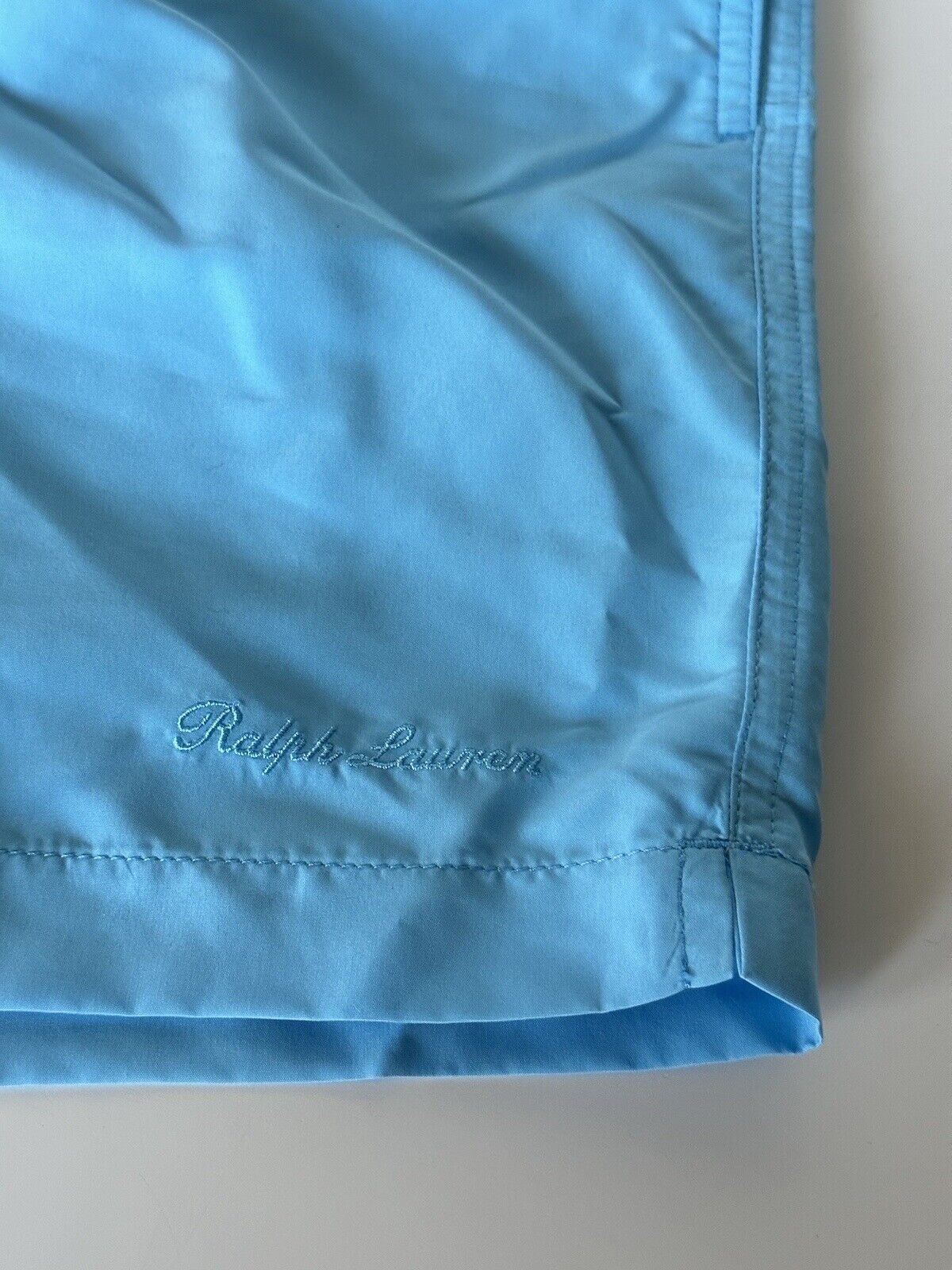 Neu mit Etikett: 295 $ Polo Ralph Lauren Purple Label Blaue Badeshorts für Herren XL Portugal 