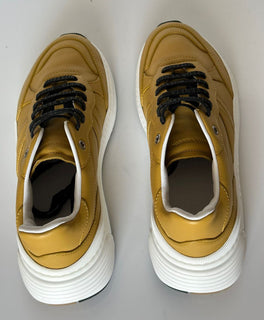 NIB $ 850 Bottega Veneta Herren-Sneakers aus Butterscotch-Leder 7,5 US 565646 7721 