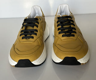 NIB $ 850 Bottega Veneta Herren-Sneakers aus Butterscotch-Leder 7,5 US 565646 7721 