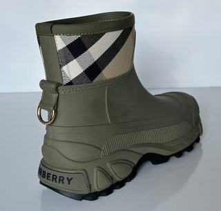 NIB Burberry Ryan Rubber Damen-Stiefeletten in Dunkelgrün, 11 US (41 Eu) 8045185 IT 