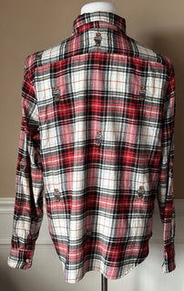 Neu mit Etikett: 198 $ Polo Ralph Lauren Damen-Bär-Button-Down-Hemd Small