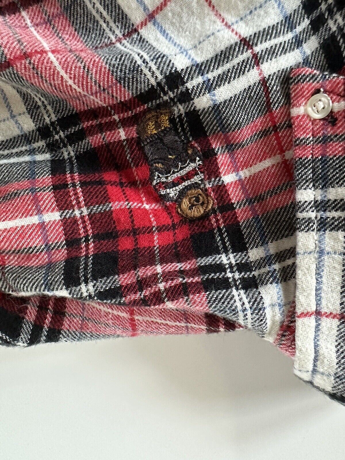 NWT $198 Polo Ralph Lauren Women's Bear Button-down Shirt Small