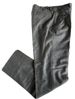 Neu mit Etikett: 595 $ Ralph Lauren Purple Label Wollanzughose Grau 34 US Hergestellt in Italien