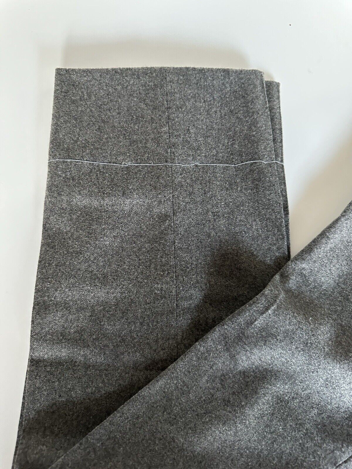 NWT $595 Ralph Lauren Purple Label Wool Dress Pants Grey 34 US Made in Italy