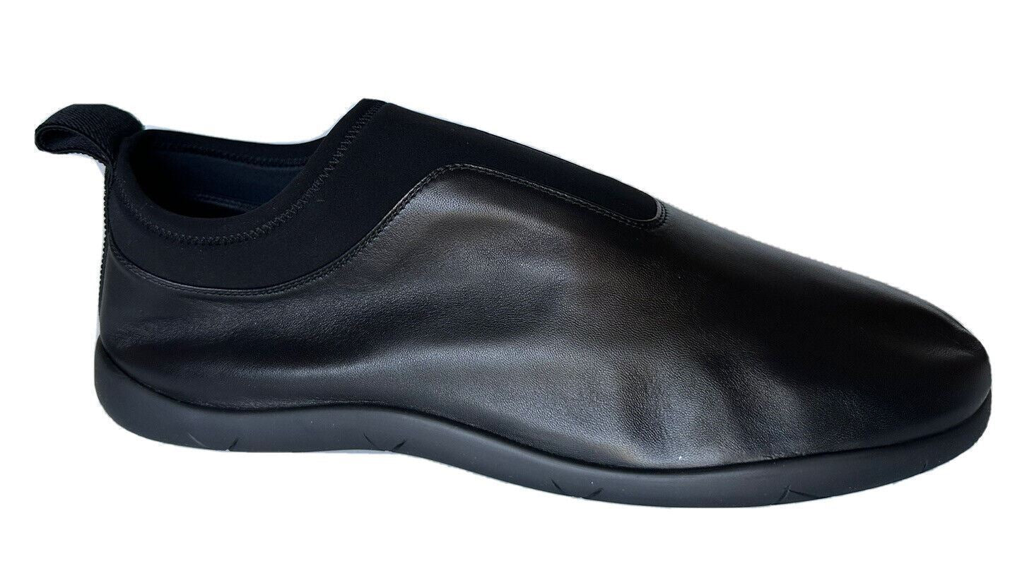 NIB $750 Bottega Veneta Mens Lagoon Nappa Leather Black Sneakers 10.5 US 651305