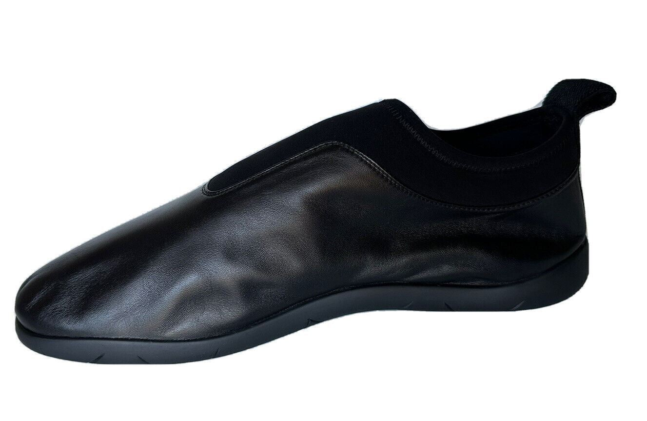 NIB $750 Bottega Veneta Mens Lagoon Nappa Leather Black Sneakers 10.5 US 651305
