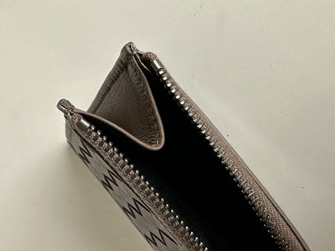 NWT 350 долларов США Bottega Veneta Плетеный мужской кожаный футляр для визиток Сталь 367004 Италия 