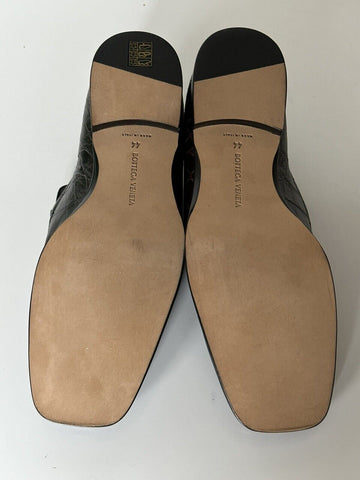 NIB $ 1050 Bottega Veneta Alligators Print Lederschuhe Fondente 11 US 651350 