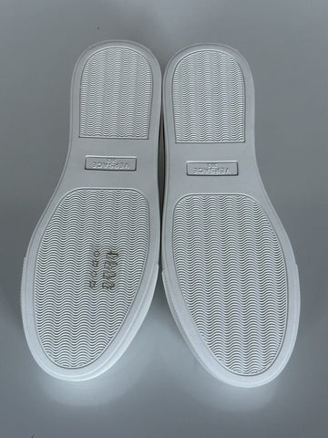 NIB 750 долларов Versace Low Top Бело-красные кожаные кроссовки 8 США (38 евро) 1002773 