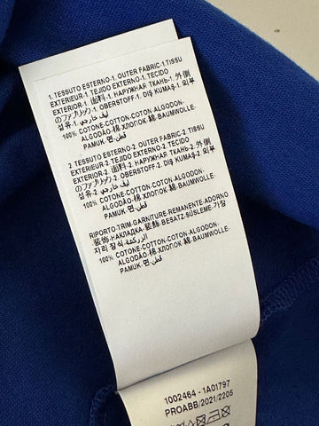 NWT 450 $ Versace Smiley Medusa Logo Blau/Limette Jersey T-Shirt 5XL 1002464