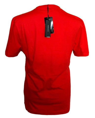 NWT 450 $ Versace Smiley Medusa Logo Rot/Gelb Jersey T-Shirt Small 1002464