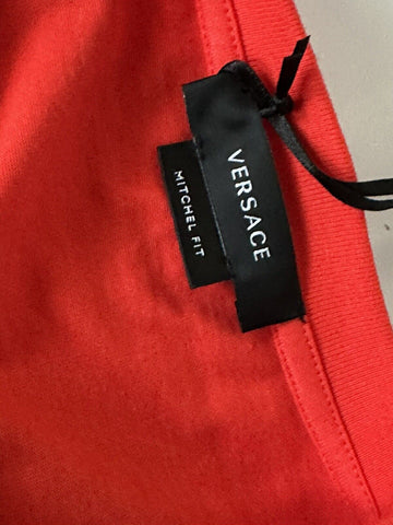 NWT 450 $ Versace Smiley Medusa Logo Rot/Gelb Jersey T-Shirt Small 1002464