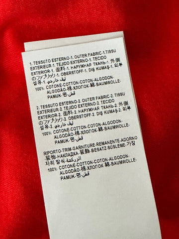 NWT 450 $ Versace Smiley Medusa Logo Rot/Gelb Jersey T-Shirt Small 1002464