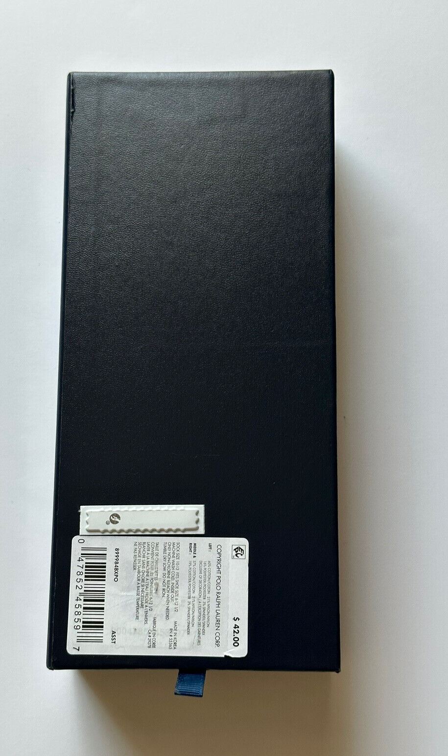 Подарочный набор носков NWT Polo Ralph Lauren (3 пары) 10–13. Подходит для размера обуви от 6 до 12,5. 