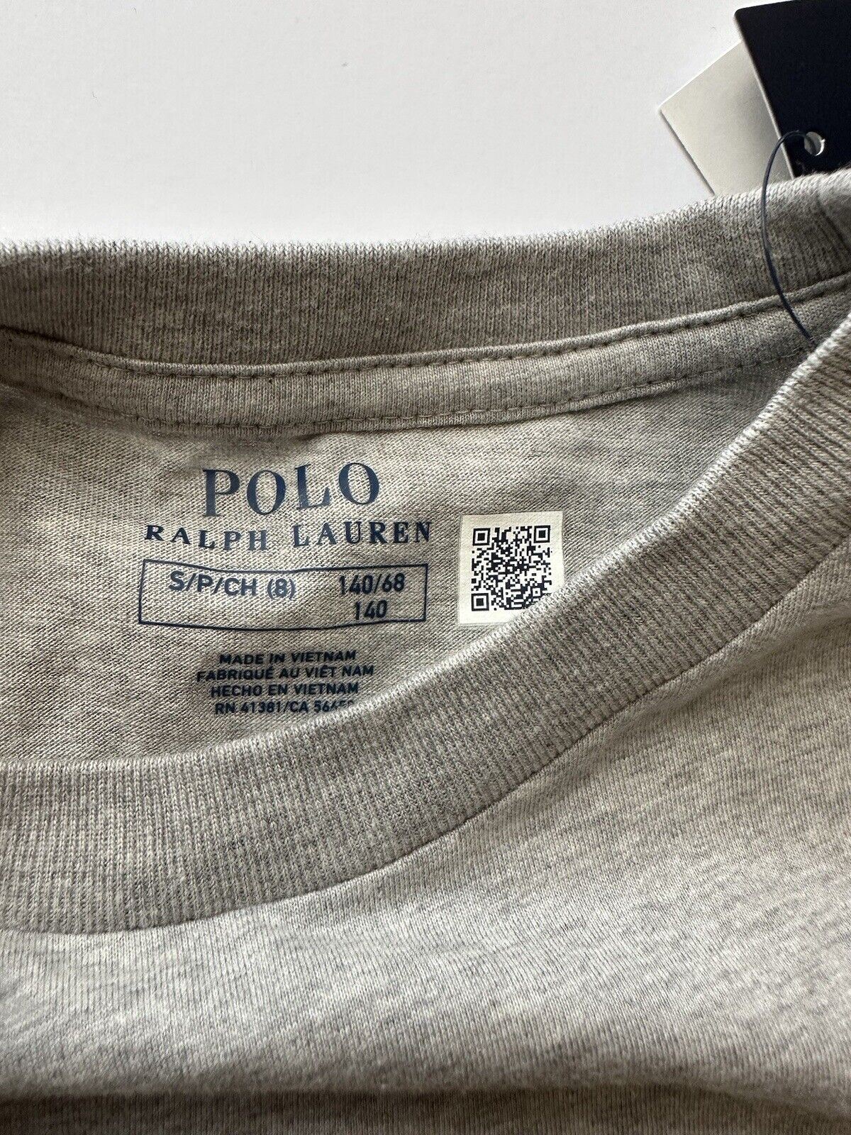NWT Polo Ralph Lauren Bear Boy's T-Shirt Gray Size S (8)