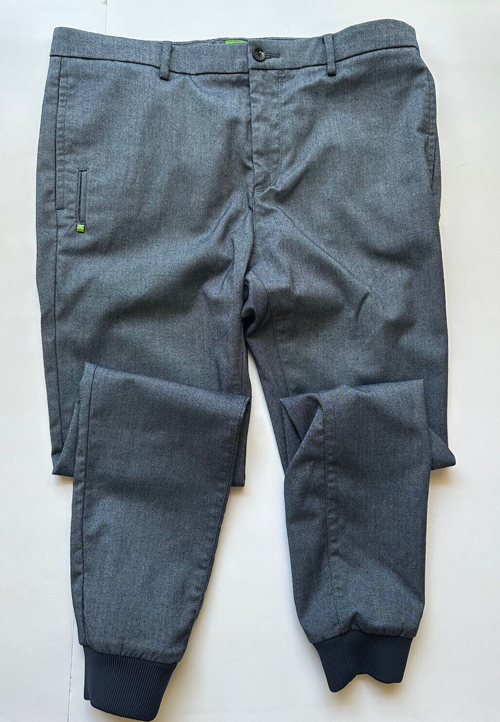 Синие повседневные брюки узкого кроя Boss Hugo Boss, 34 США (50 евро, размер 36 дюймов)