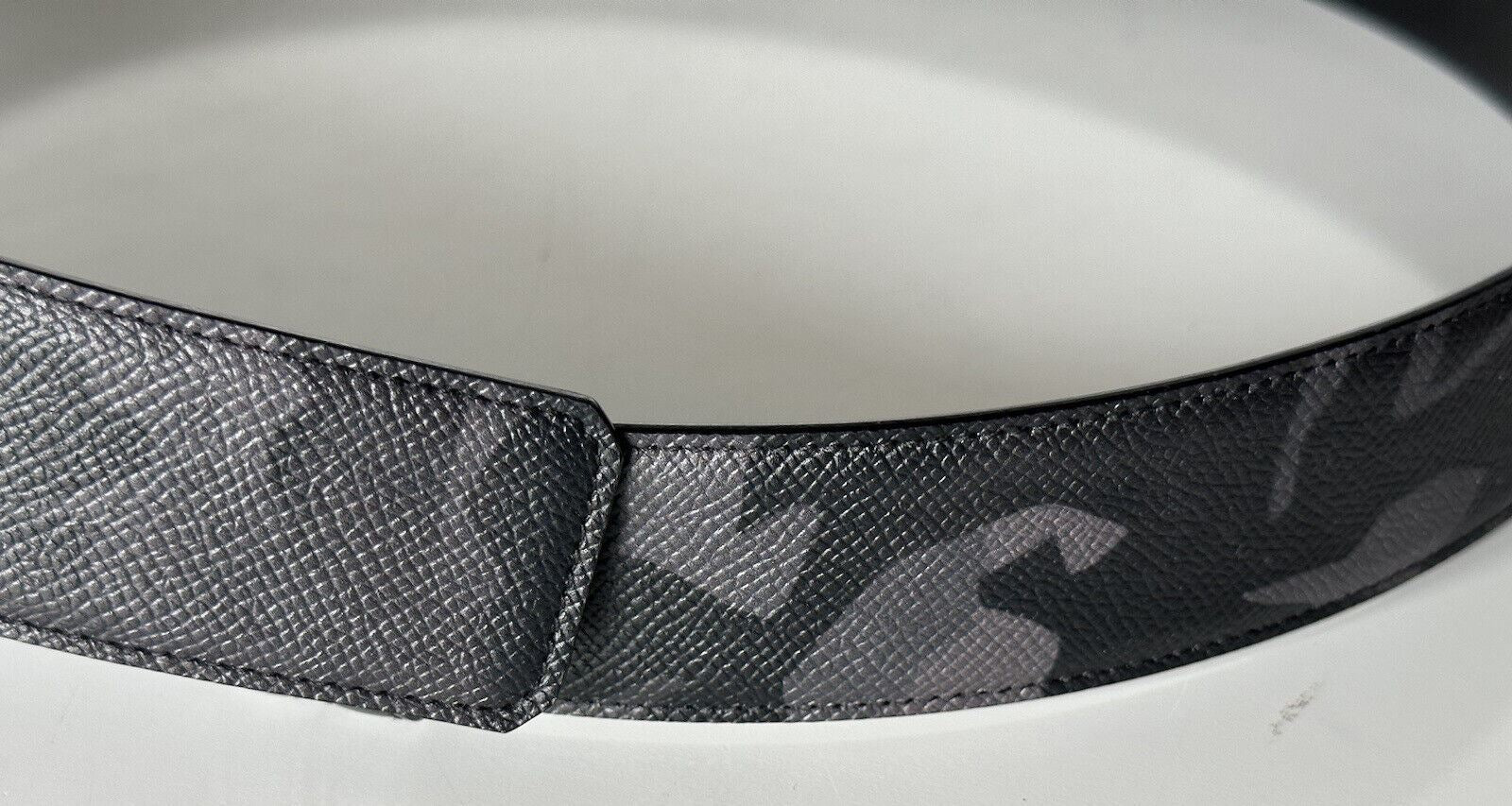 NWT $515 Bally Men's Double Sided B Chain Camouflage Belt 44/110 Italy 6301765