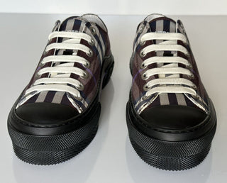 NIB 590 $ Burberry Deep Maroon Low Top Sneakers für Damen 8 US (38 Eu) 8057611 IT 
