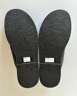 NIB $ 560 Bally Herren Jaabir Leder Slides Sandalen in Schwarz 10,5 US (43,5) 6231507 