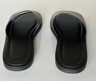 Мужские черные кожаные шлепанцы NIB Bally Jaamer 9 США (42 евро) 6238058 Италия 