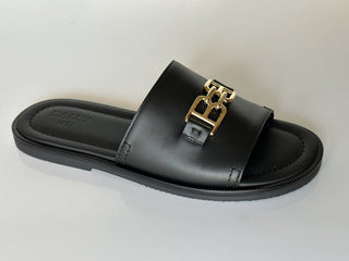 Мужские кожаные шлепанцы NIB Bally Jareth, черные, 8 США (41 евро), 6300847, Италия 