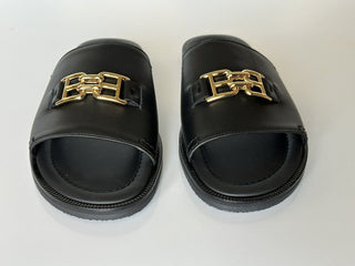 Мужские кожаные шлепанцы NIB Bally Jareth, черные, 8 США (41 евро), 6300847, Италия 