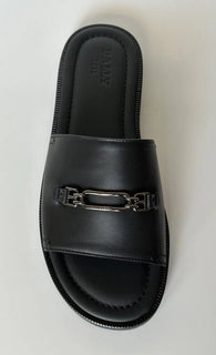 NIB Bally Мужские кожаные шлепанцы Jacob черного цвета 10 США (43 евро) 6300469 Италия 