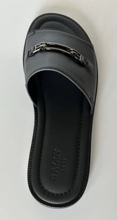 NIB Bally Мужские кожаные шлепанцы Jacob черного цвета 10 США (43 евро) 6300469 Италия 