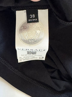 NWT 725 долларов Versace Футболка с кристаллами Medusa Head 4 США (38 евро) 1A00769