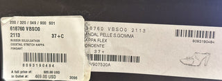 NIB $920 Bottega Veneta Leather Mules with High Vamp Brown Shoes 7.5 US 618760