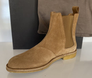 Коричневые замшевые ботильоны из телячьей кожи Bottega Veneta за 820 долларов США 12 США (45 евро) 312345 