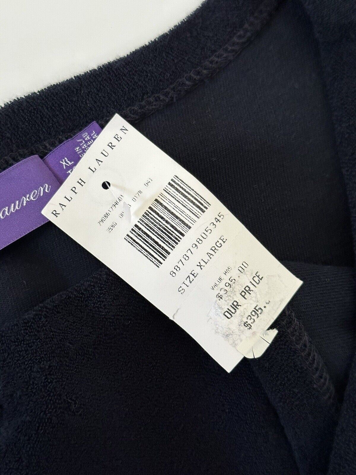 NWT $395 Ralph Lauren Purple Label Cotton Blue Striped Sweater XL Portugal
