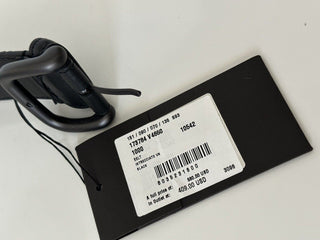 NWT $580 Черный ремень Bottega Veneta Intrecciato из телячьей кожи 42/105 IT 173784 IT 