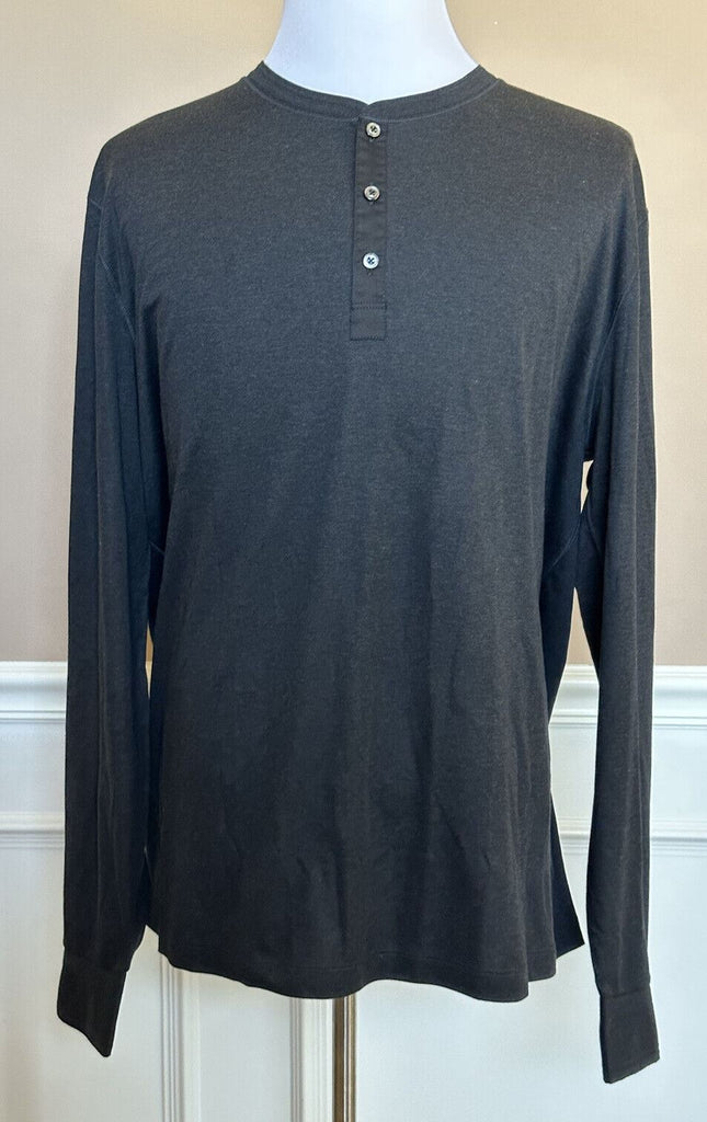 Серая футболка с длинным рукавом Ralph Lauren Purple Label, размер 225 NWT, 2XL, сделано в Италии 