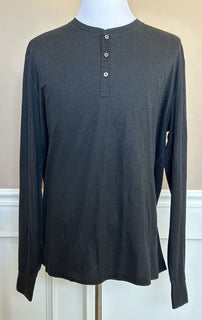 Серая футболка с длинным рукавом Ralph Lauren Purple Label, размер 225 NWT, 2XL, сделано в Италии 