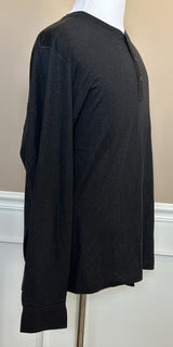 Серая футболка с длинным рукавом Ralph Lauren Purple Label, размер 225 NWT, 2XL, сделано в Италии 