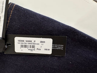 Женские синие джинсы Versace NWT, 925 долларов, размер 27, США, 1003998, сделано в Италии.