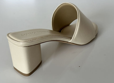 NIB $760 Bottega Veneta Calf Leather Sandals Shoes White 7.5 US 651378 Italy
