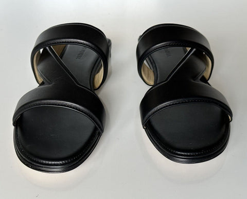 NIB $760 Bottega Veneta Calf Leather Mule Sandals Shoes Black 8.5 US 651374