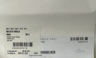 Сандалии-мулы Bottega Veneta из телячьей кожи стоимостью 760 долларов США Sea Salt 8, США 651374 