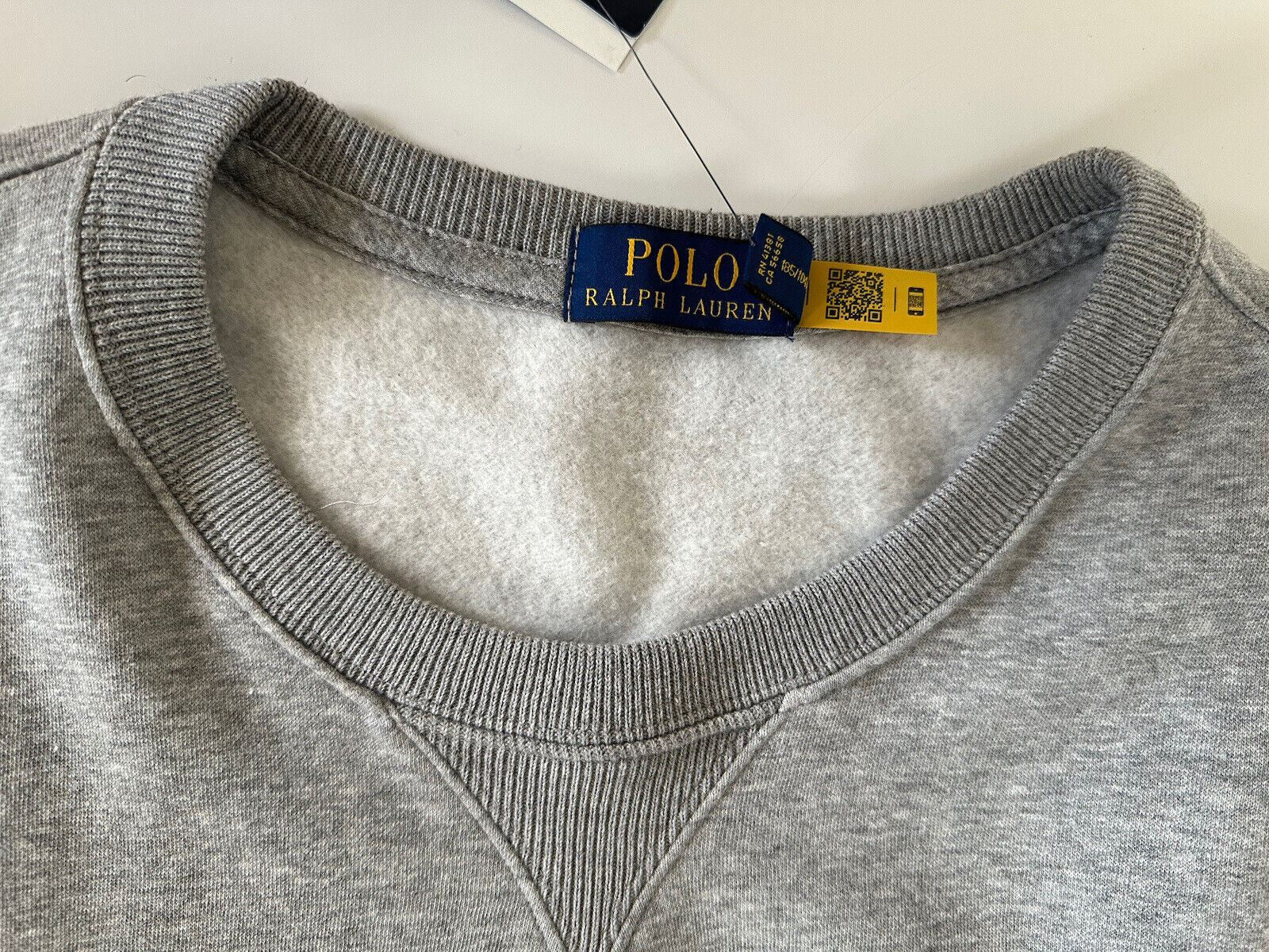 Новый свитшот Polo Ralph Lauren Bear, серый цвет 2XL/2TG, стоимостью 168 долларов. 