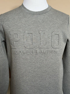 СЗТ $138 Polo Ralph Lauren Polo Толстовка из флиса с тиснением Серая S/P 