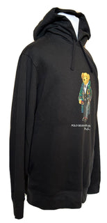 Флисовая толстовка с капюшоном Polo Ralph Lauren Bear Big &amp; Tall, черная, XLT, NWT $188 