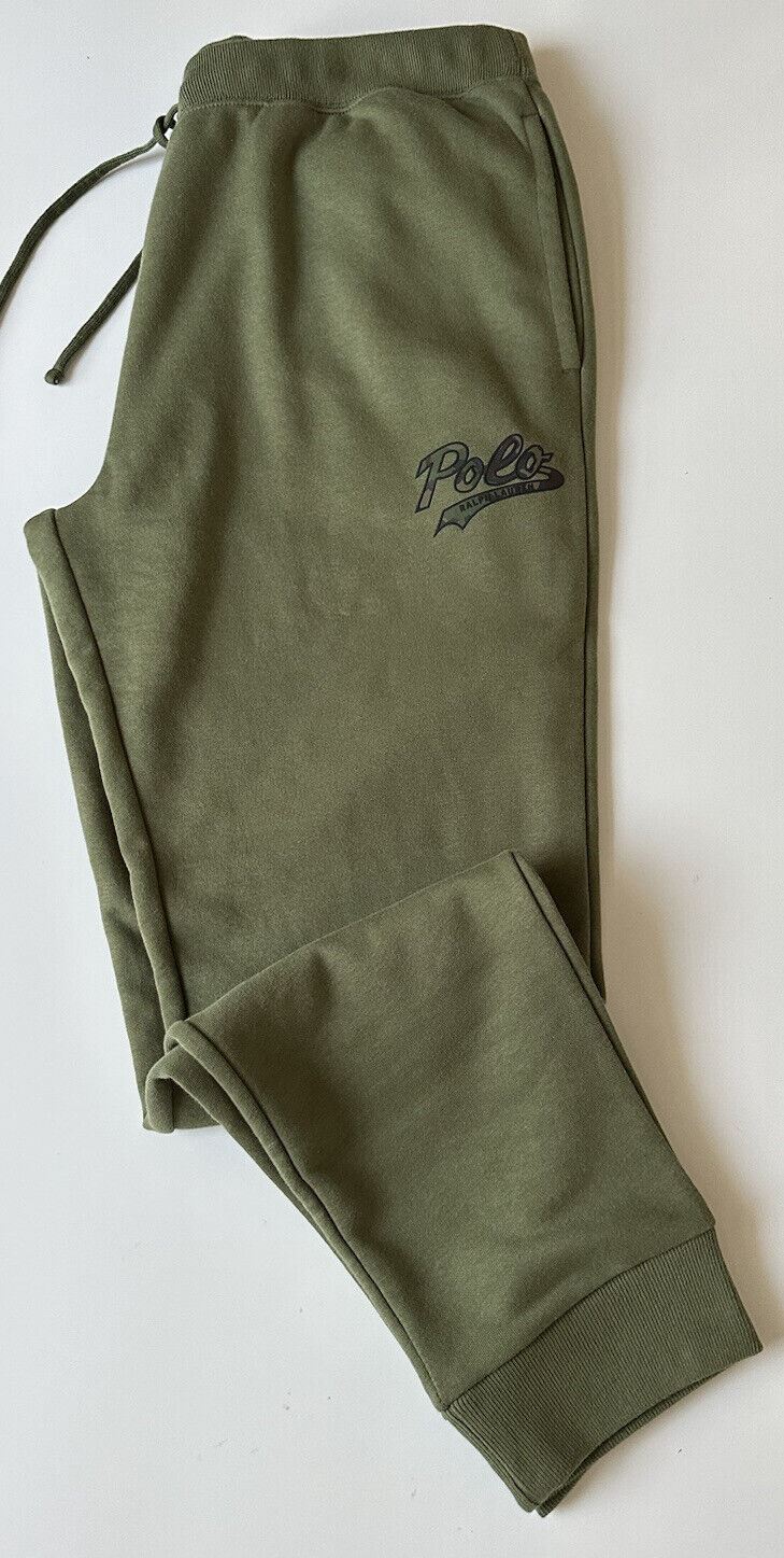 Мужские зеленые повседневные брюки с логотипом Polo Ralph Lauren, NWT $138, XL/TG