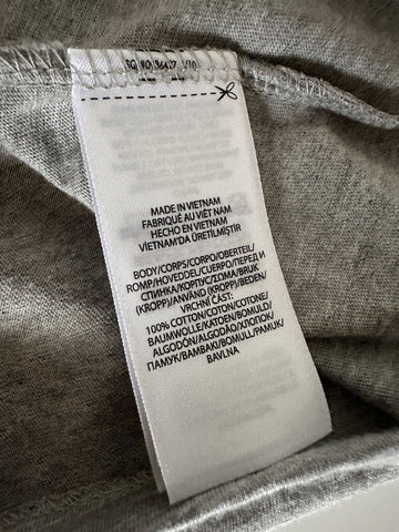 СЗТ 75 долларов США Polo Ralph Lauren Logo Хлопковая футболка с длинными рукавами и круглым вырезом Серая, L 