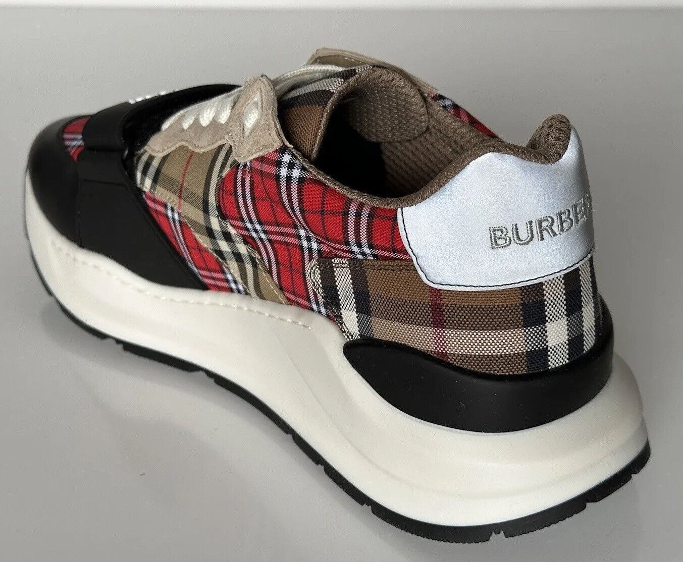 NIB $790 Burberry Men's Ramsey Multicolor Sneakers 11 US (44 Euro) 8048632 Italy